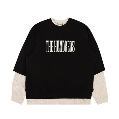 The Hundreds Layer Crewneck Black