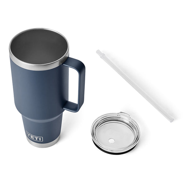 Yeti Rambler 42oz Straw Mug Navy