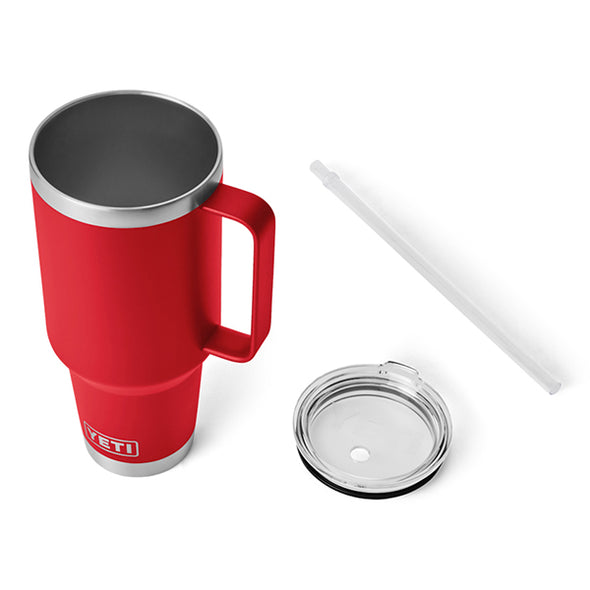 Yeti Rambler 42oz Straw Mug Rescue Red