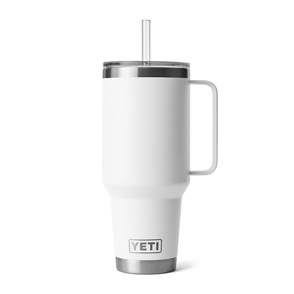 Yeti Rambler 42oz Straw Mug White