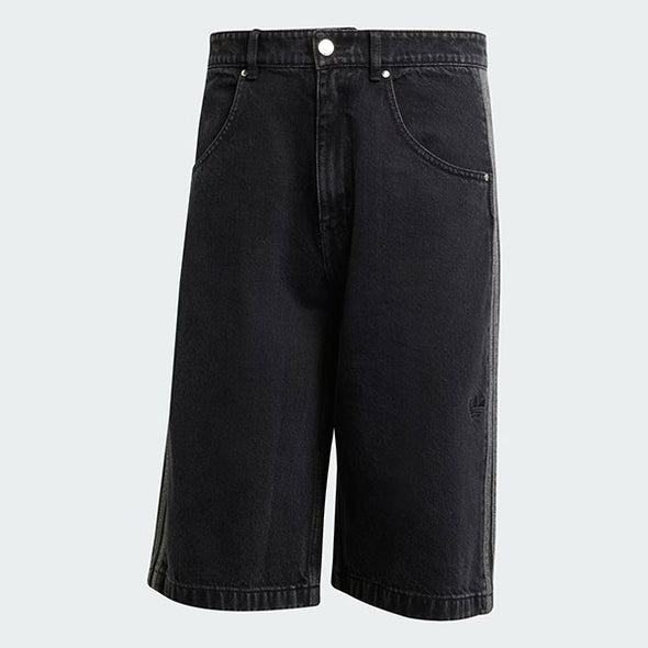 Adidas Denim Firebird Shorts True Black Denim