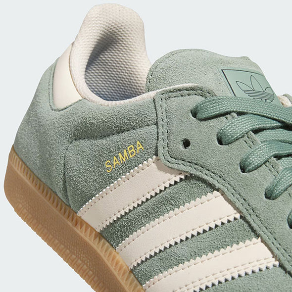 Adidas Samba ADV Silver Green/Wonder White/Gold Metallic