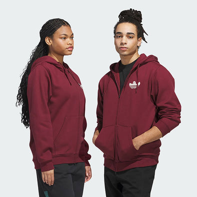 Adidas Shmangry Zip Up Graphic Hoodie Shadow Red/Alumina