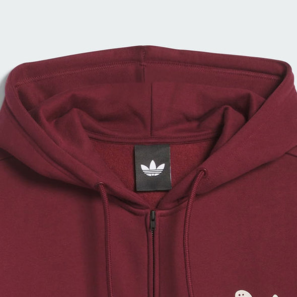 Adidas Shmangry Zip Up Graphic Hoodie Shadow Red/Alumina