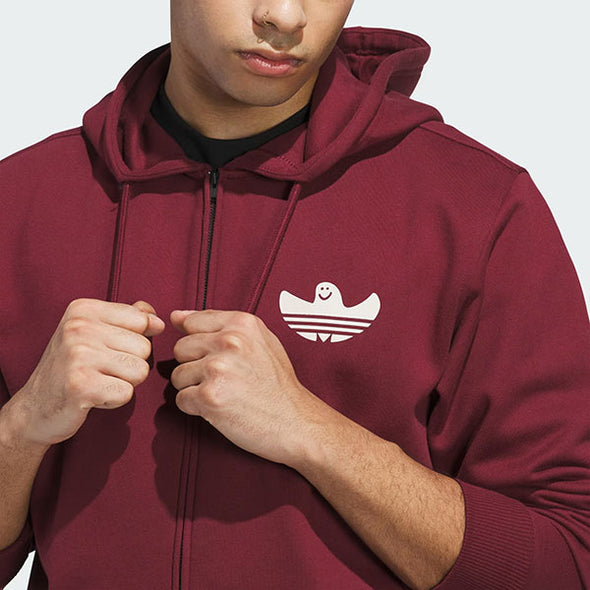 Adidas Shmangry Zip Up Graphic Hoodie Shadow Red/Alumina