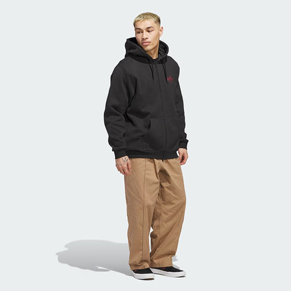 Adidas Shmangry Zip Up Graphic Hoodie Black/Shadow Red