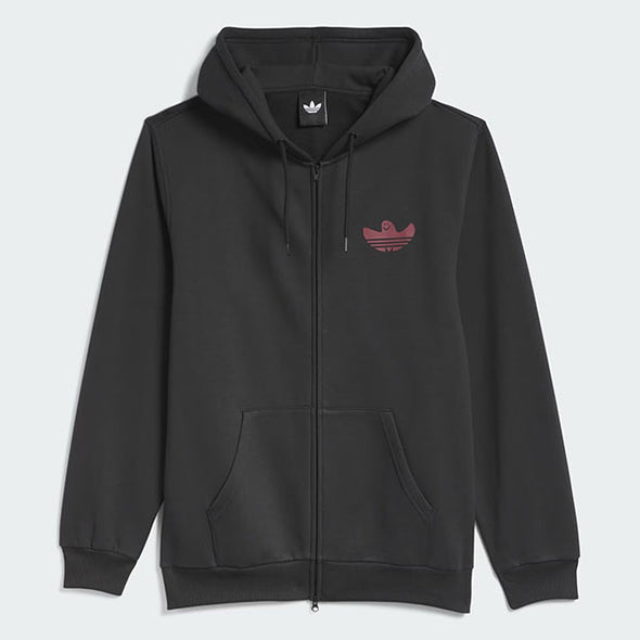 Adidas Shmangry Zip Up Graphic Hoodie Black/Shadow Red