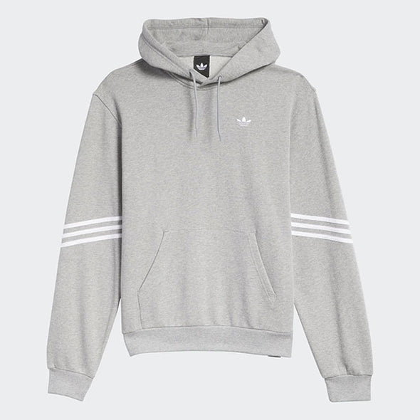 Adidas Skateboarding Classics Hoodie Medium Grey Heather/White