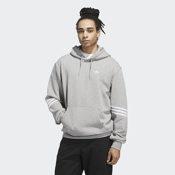 Adidas Skateboarding Classics Hoodie Medium Grey Heather/White