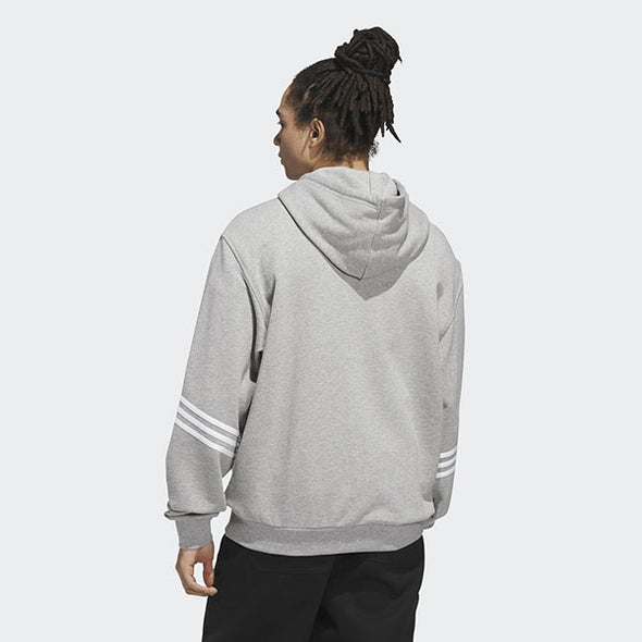 Adidas Skateboarding Classics Hoodie Medium Grey Heather/White