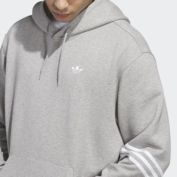 Adidas Skateboarding Classics Hoodie Medium Grey Heather/White