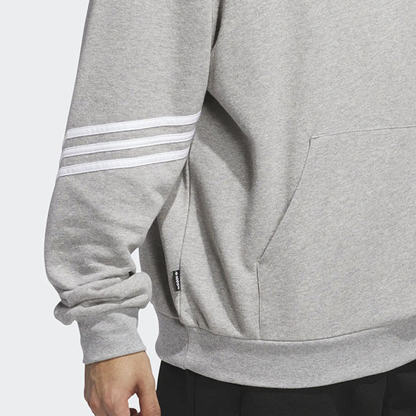 Adidas Skateboarding Classics Hoodie Medium Grey Heather/White