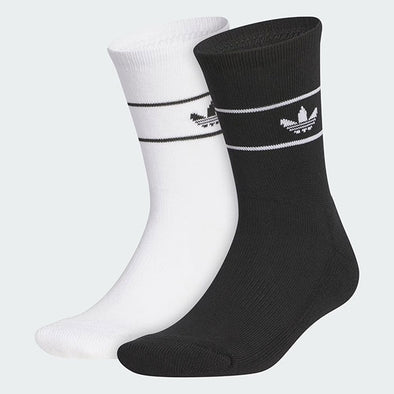 Adidas Skateboarding Logo Band Sock 2-pack White/Black