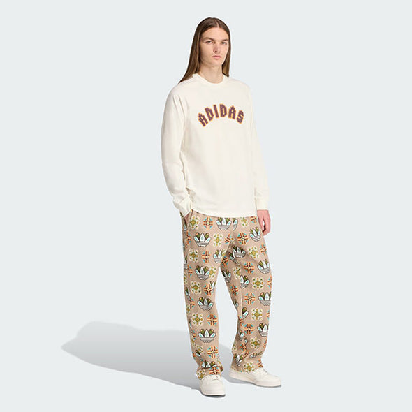 Adidas Tiles Loose Long Sleeve Tee Off White