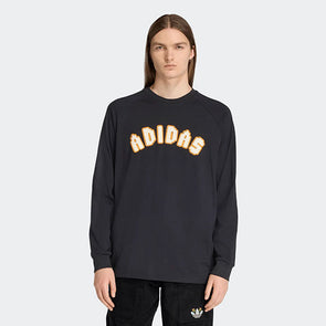 Adidas Tiles Loose Long Sleeve Tee Black