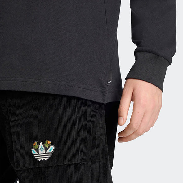 Adidas Tiles Loose Long Sleeve Tee Black