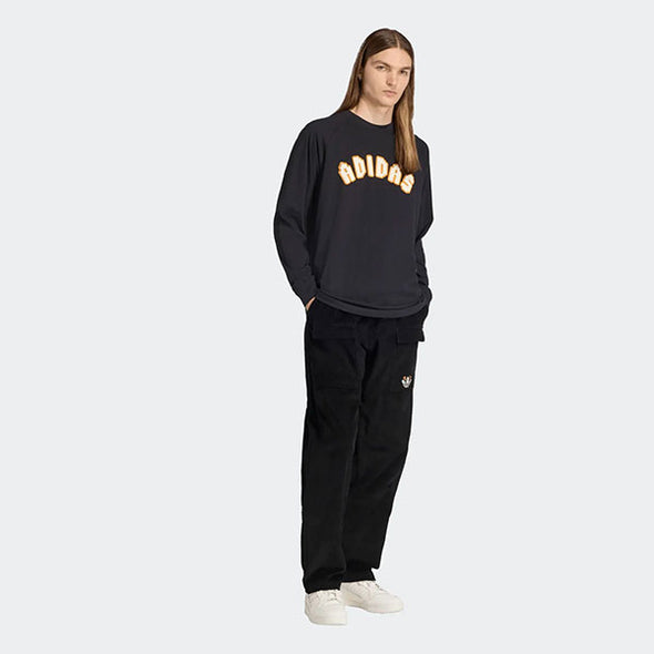 Adidas Tiles Loose Long Sleeve Tee Black