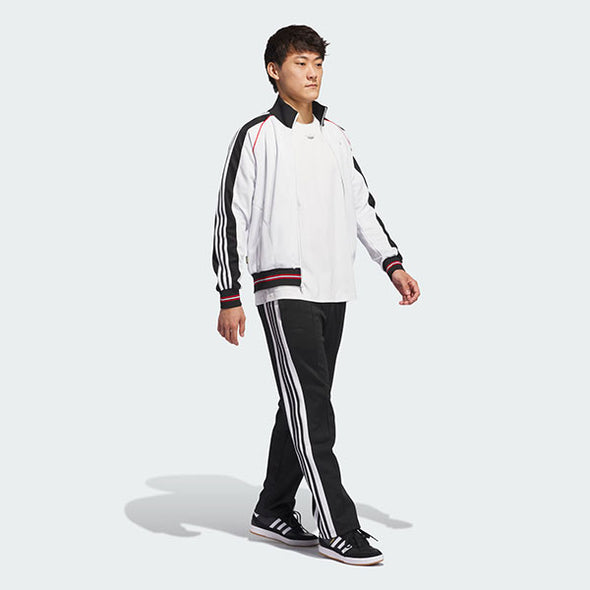 Adidas Tyshawn Track Jacket Crystal White/Black/Better Scarlet