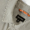 Brixton Builders Auto S/S Shirt Black/Off-White Stripe