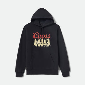 Brixton Coors Bandit Hoodie Black