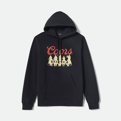 Brixton Coors Bandit Hoodie Black