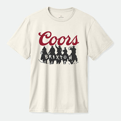 Brixton Coors Bandit S/S Standard T-Shirt Natural