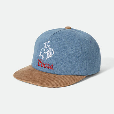 Brixton Coors Colt HP Snapback Washed Denim/Sand