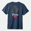 Brixton Coors Colt S/S Standard T-Shirt Navy