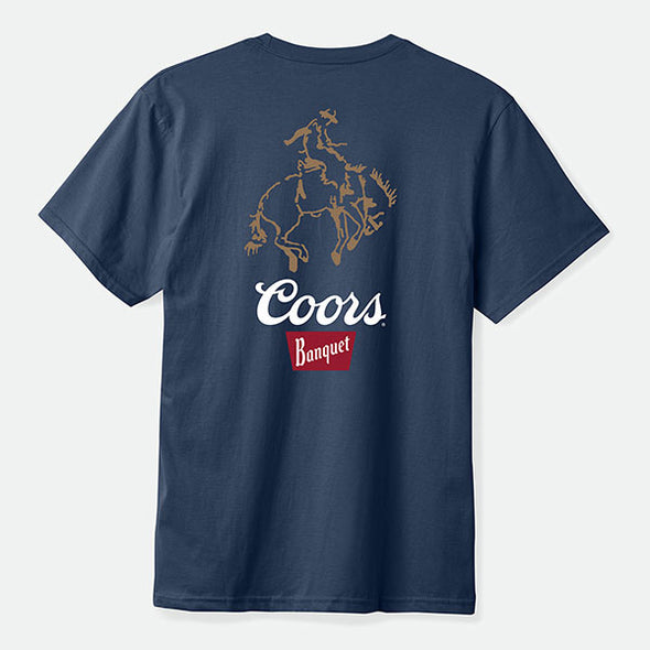 Brixton Coors Colt S/S Standard T-Shirt Navy