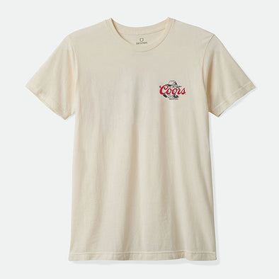 Brixton Coors Wayne S/S Standard T-Shirt Natural