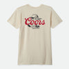 Brixton Coors Wayne S/S Standard T-Shirt Natural