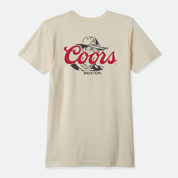 Brixton Coors Wayne S/S Standard T-Shirt Natural