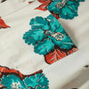 Brixton CRU Print Relaxed S/S Shirt Off-White/Aquatic Green Floral