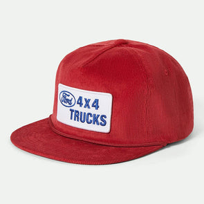 Brixton Ford 4X4 Snapback Candy Apple Red