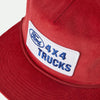 Brixton Ford 4X4 Snapback Candy Apple Red