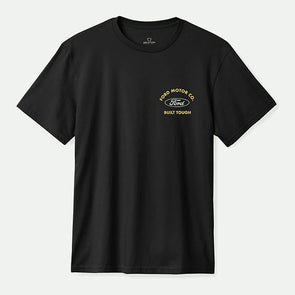Brixton Ford Built Tough Standard T-Shirt Burnt Rubber