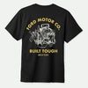 Brixton Ford Built Tough Standard T-Shirt Burnt Rubber