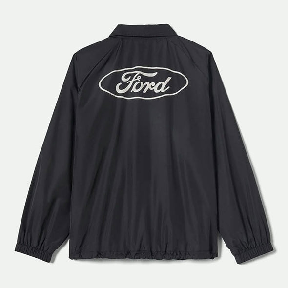Brixton Ford Built Tough Windbreaker Burnt Rubber