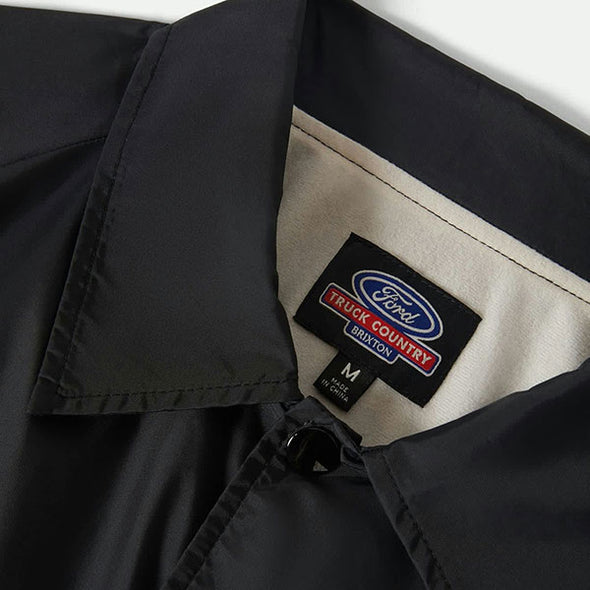 Brixton Ford Built Tough Windbreaker Burnt Rubber