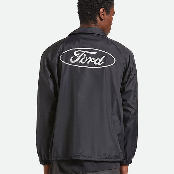 Brixton Ford Built Tough Windbreaker Burnt Rubber