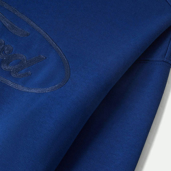Brixton Ford Number One Relaxed Fleece Crew Ford Blue