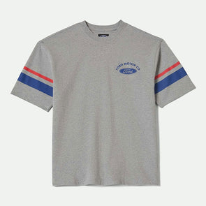 Brixton Ford Truck Country Jersey Heather Grey