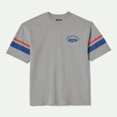 Brixton Ford Truck Country Jersey Heather Grey