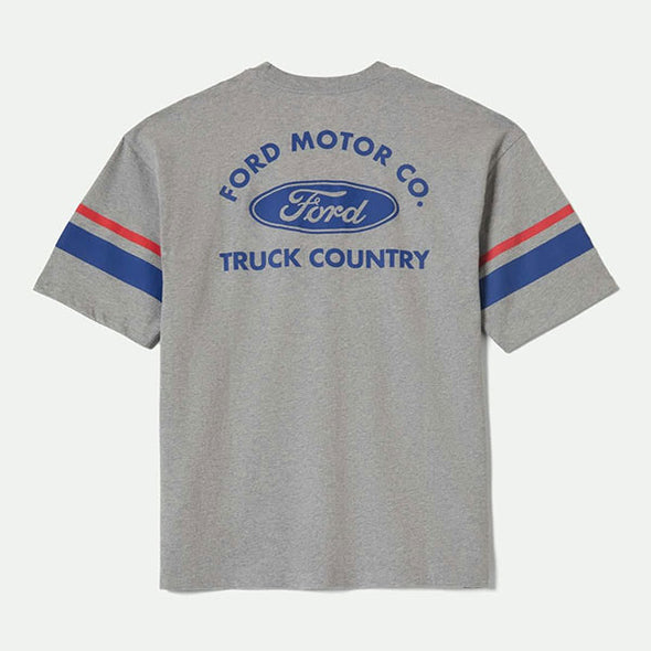 Brixton Ford Truck Country Jersey Heather Grey