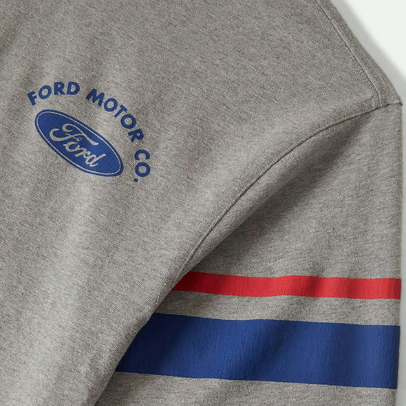 Brixton Ford Truck Country Jersey Heather Grey