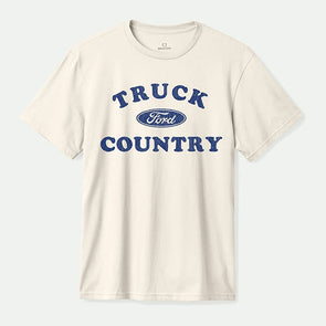 Brixton Ford Truck Country Standard T-Shirt Wimbledon White