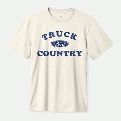 Brixton Ford Truck Country Standard T-Shirt Wimbledon White
