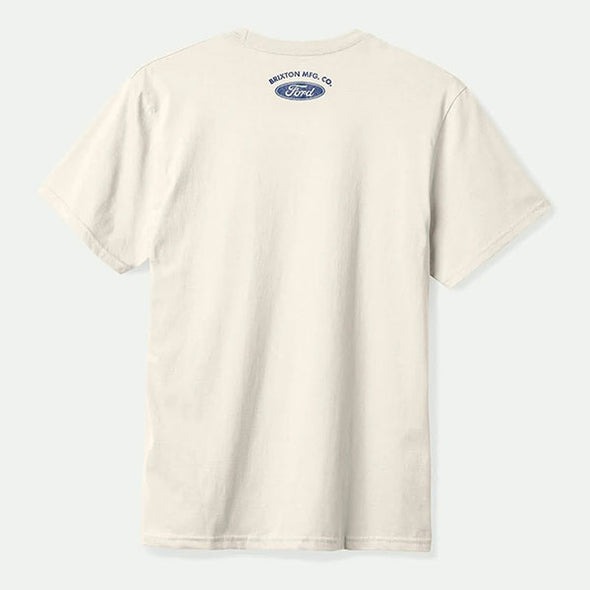 Brixton Ford Truck Country Standard T-Shirt Wimbledon White