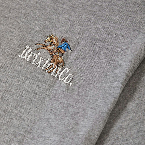 Brixton Inwood S/S STT Heather Grey