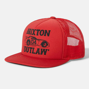 Brixton Outlaw NP MP Trucker Hat Red/Red